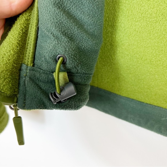 Marmot Polartec Full Zip Fleece Jacket Men's Size Medium Green - Picture 12 of 15